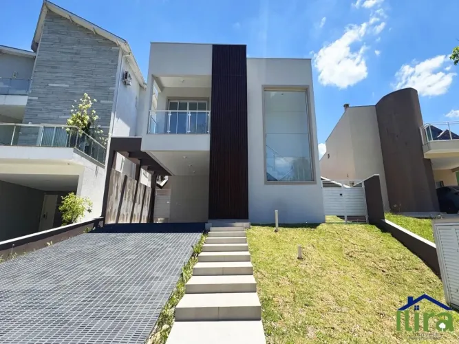 Casa Para Locacao de 330m² , 3 Suites, Espaco Gourmet, 4 Vagas No Condominio Terras Santa