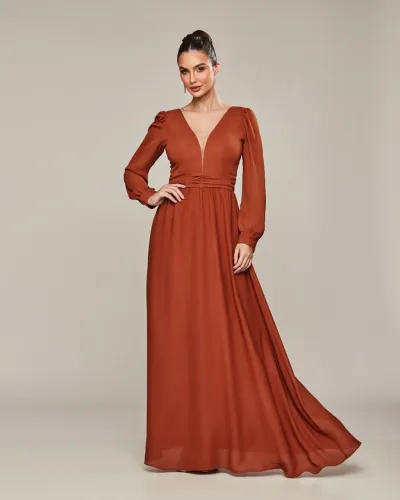 Vestido terracota