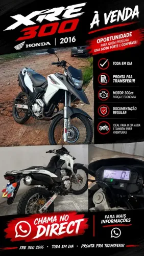 Xre 300 disponível