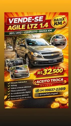 Imagem de Chevrolet Agile LTZ 1.4 MPFI 8V Flexpower 5P 2012