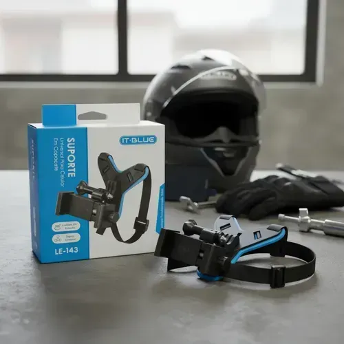 Suporte de Celular para Capacete NOVO