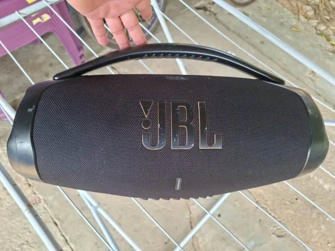 JBL BOOMBOX 3 WI-FI DE 200W RMS SEMI-NOVA COM NOTA FISCAL,,CABO,,FUNCIONA TUDO PERFEITO..