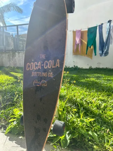 Skate longboard coca-cola