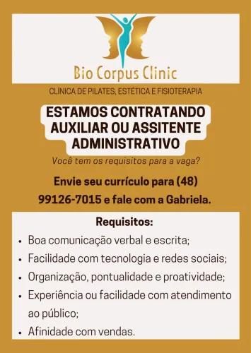 Vaga para Auxiliar ou Assistente Administrativo no Rio Tavares