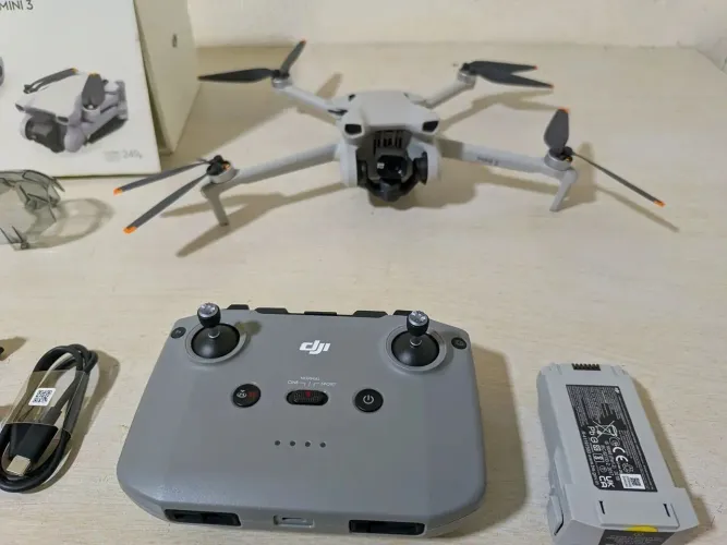 DJI Mini 3 + Controle RC-N1 | Pouquíssimo Uso | Excelente Estado