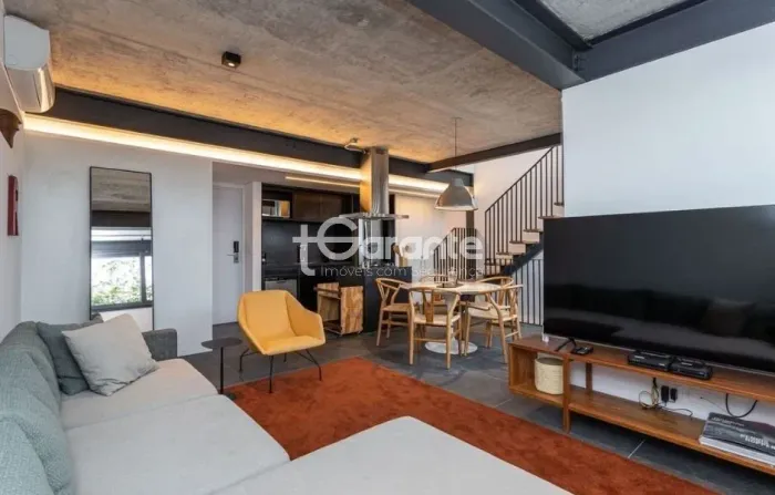 Apartamento Mobiliado para venda em Vila Madalena com 146 m², 1 dormitório e 1 vaga