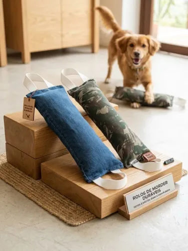 Rolo de Morder - Treino, Adestramento e Anti-Stress Pet ? K9 Bite Tug  Titulo