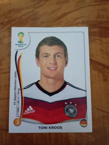 Figurinha Toni Kroos, Copa do Mundo 2014