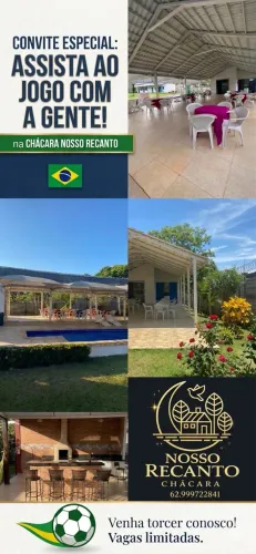 Chácara para locação para copa