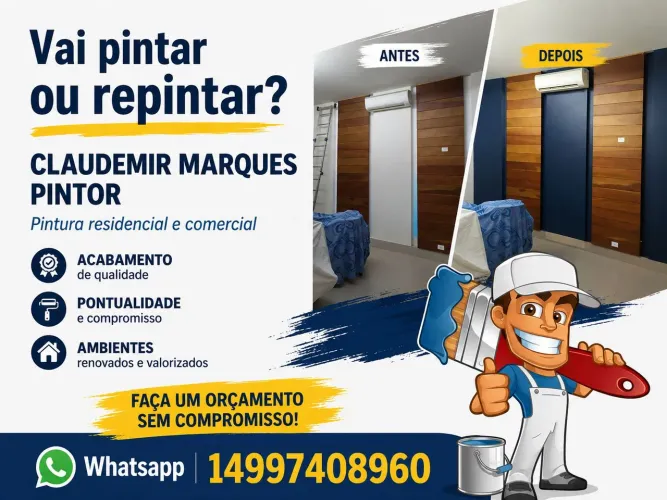 Pintura residencial e comercial 