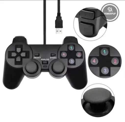 Manete usb, vídeo game, pc, notebook