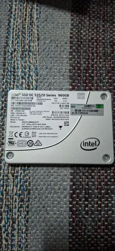 SSD intel DC S3520 Sata 960gb enterprise 6gbps sff (98% saúde)