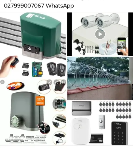 Fazendo as instalação e manutenção de motor de portão