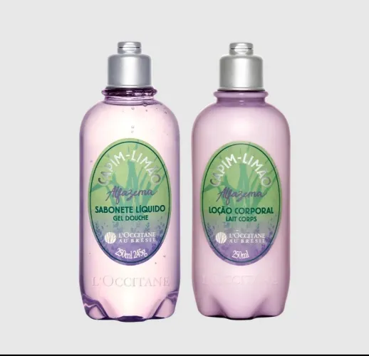 Kit Sabonete e Loção Capim-Limão Alfazema L'occitane au Brésil 