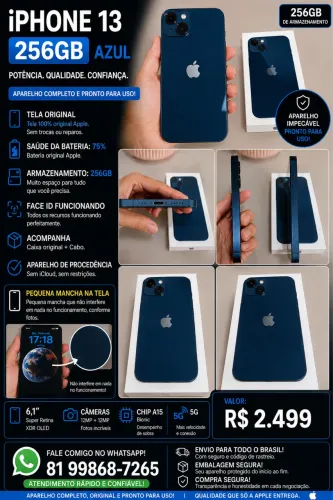 IPhone 13 256 Gigas 