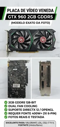 PLACA DE VIDEO GTX 960