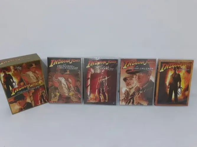 COLEÇÃO INDIANA JONES 4 DVD´s