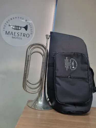 Cornetão Liso Fanfarra Quirino Fá - Parcelo no cartão - Envio p/ todo Brasil - OLX PAY