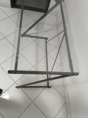 Mesa de Escritório Transparente