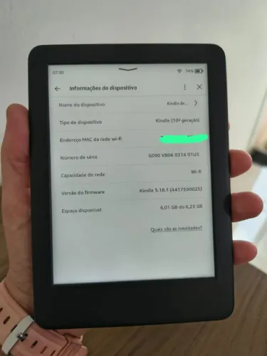 Kindle 10 geração 8g