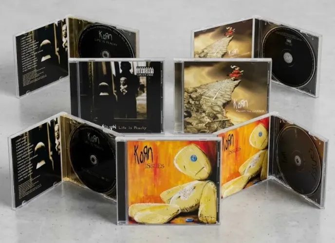 Coleção CDs Korn | Trilogia Clássica Nu Metal (Kit Completo ou Avulso)