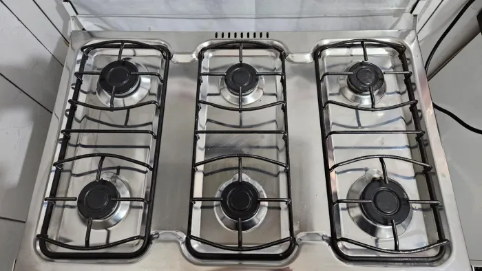 Fogao a gás 6 bocas com gril no forno mais sugar. 