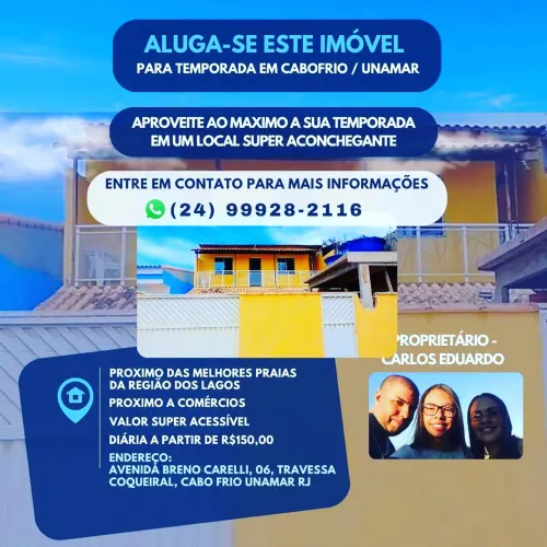 Locacao por Temporada & Cabo Frio RJ