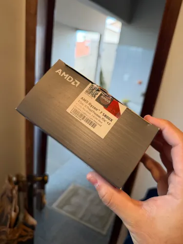 Caixa vazia Processador Ryzen 7 5800X