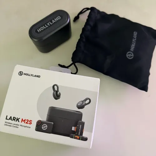 Microfone Hollyland Lark M2S Ultimate Combo Sem Fio Completo