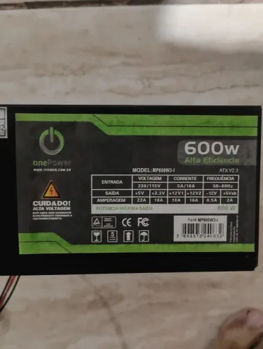 Fonte One Power 600W