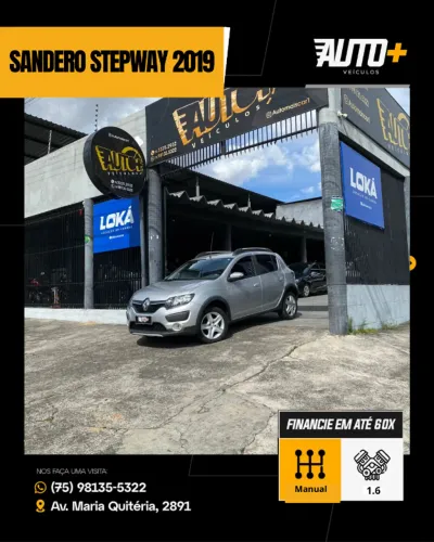 Renault Sandero Stepway Exp. Flex 1.6 16V 5P 2019
