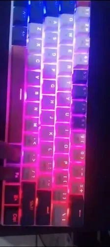 Teclado mecânico 60% machenike k500 mouse razer