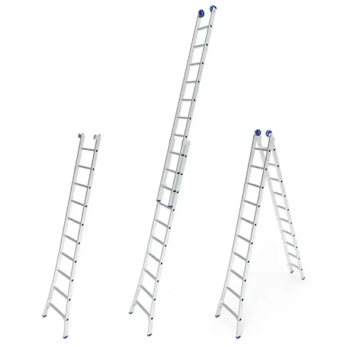 Escada Extensiva Mor 2x10 de alumínio