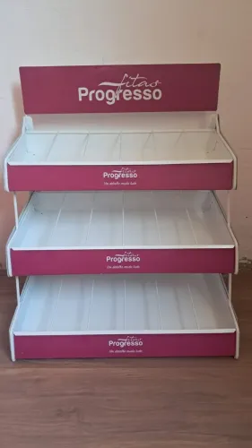 Expositor de Fitas Progresso + Lote com Diversas Fitas de Cetim ? (Ótima Oportunidade!)