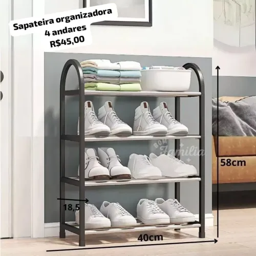 Sapateira organizadora 4 Andares