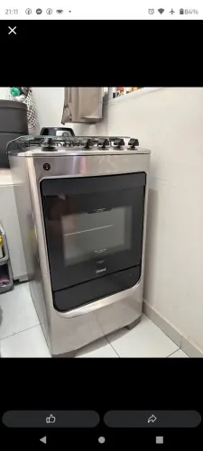 Fogão Consul inox