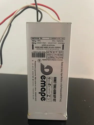 Reator Vapor Sódio Metálico 400w