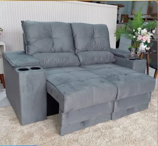 SOFA P/2 LUGARES RETRÁTIL E RECLINÁVEL