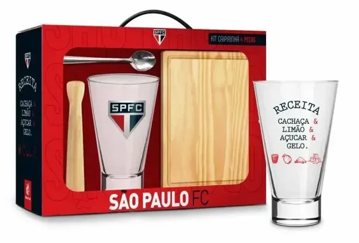 Kit Caipirinha 4 pçs São Paulo 
