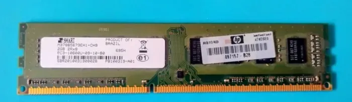 Memória RAM HP 2GB DDR3 1333MHz Desktop Original Usada