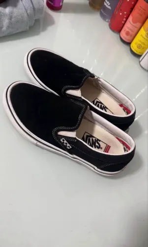 vans slip on preto