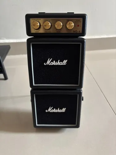 Amplificador Guitarra Mini Combo Duplo Stack Marshall Ms-4