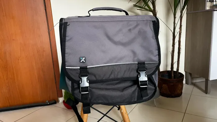 Alforje duplo para bicicleta da Decathlon