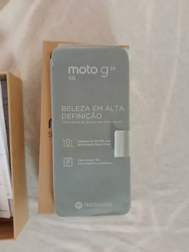 Moto g 34 seminovo nota fiscal em mãos