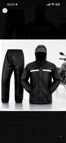 Capa de chuva motoqueiro