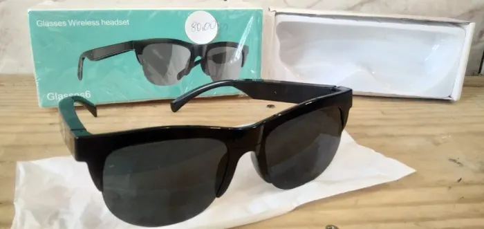 Óculos de Sol Bluetooth Sem Fio Glasses6, Controle por Voz, Atende chamadas, Musicas