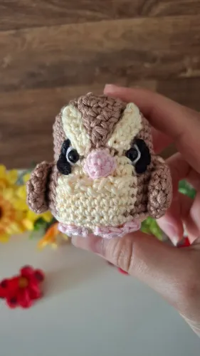 Pidgeot Chaveiro amigurumi - Pokémon