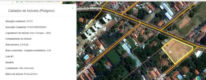 Terreno para alugar, 2878 m² - Dois Córregos - Piracicaba/SP