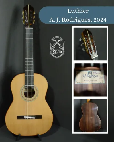 Violão de luthier A. J. Rodrigues, 2024