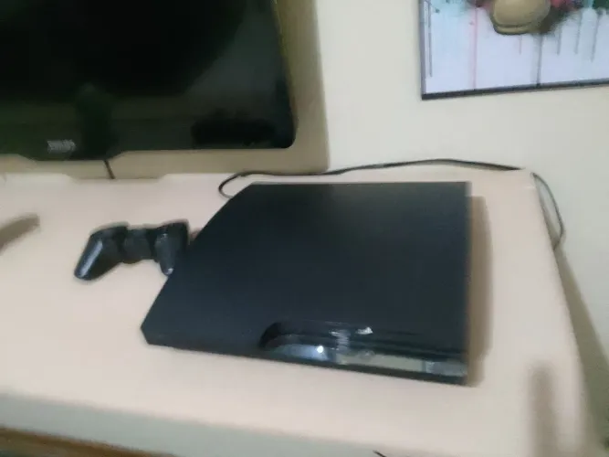 Play 3, com jogos e controle